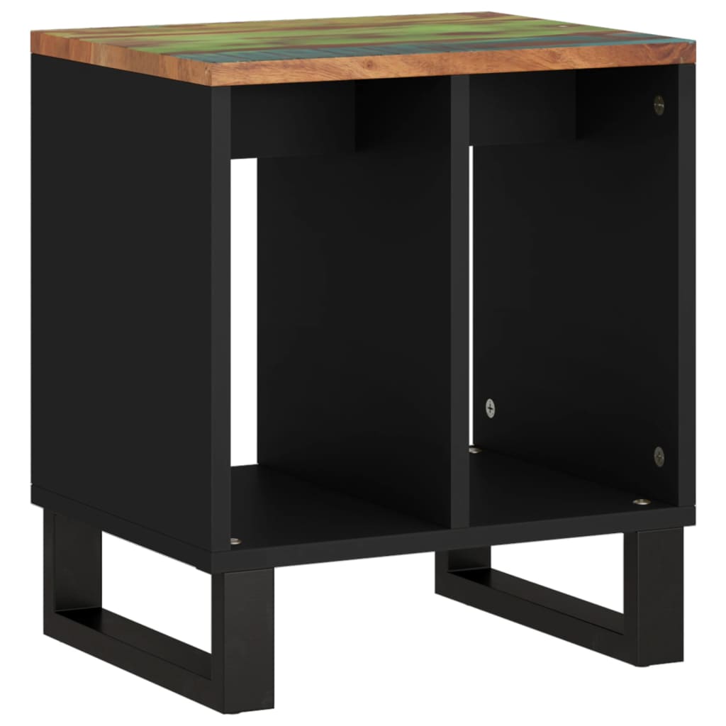 Beistelltisch 40X31X46 Cm Altholz Massiv & Holzwerkstoff
