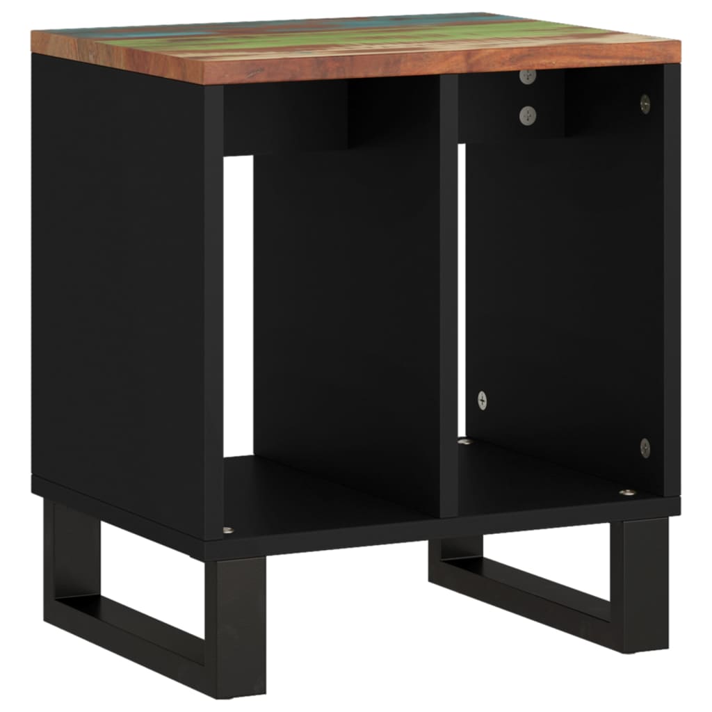 Beistelltisch 40X31X46 Cm Altholz Massiv & Holzwerkstoff