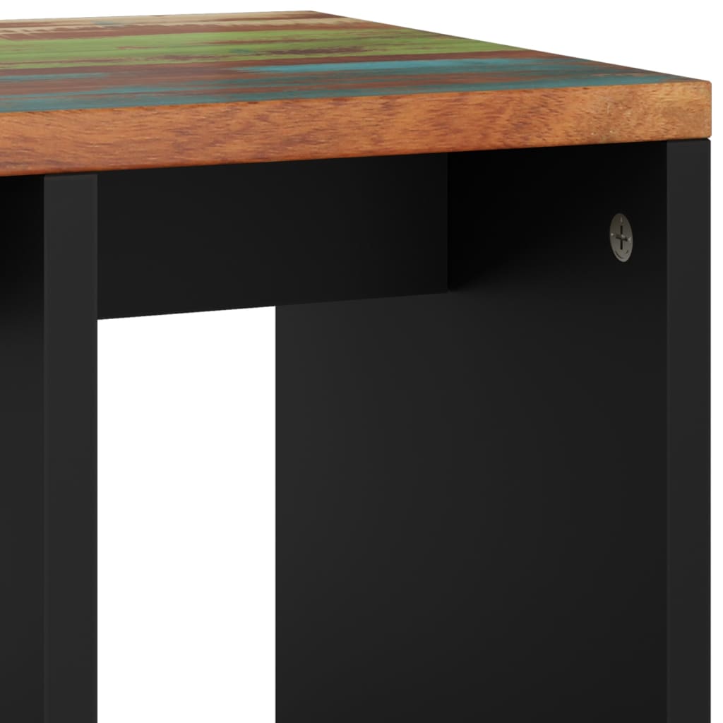 Beistelltisch 40X31X46 Cm Altholz Massiv & Holzwerkstoff