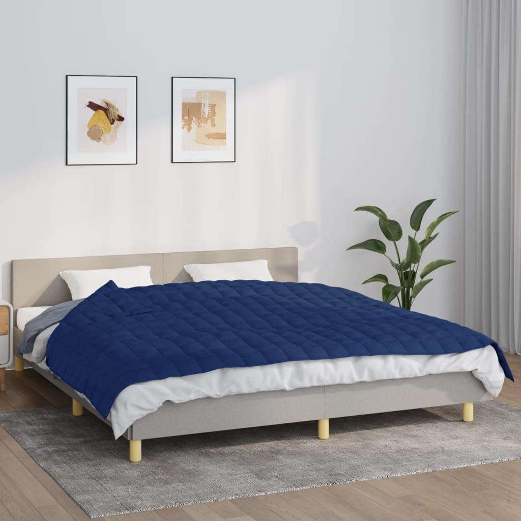 Gewichtsdecke Stoff Blau