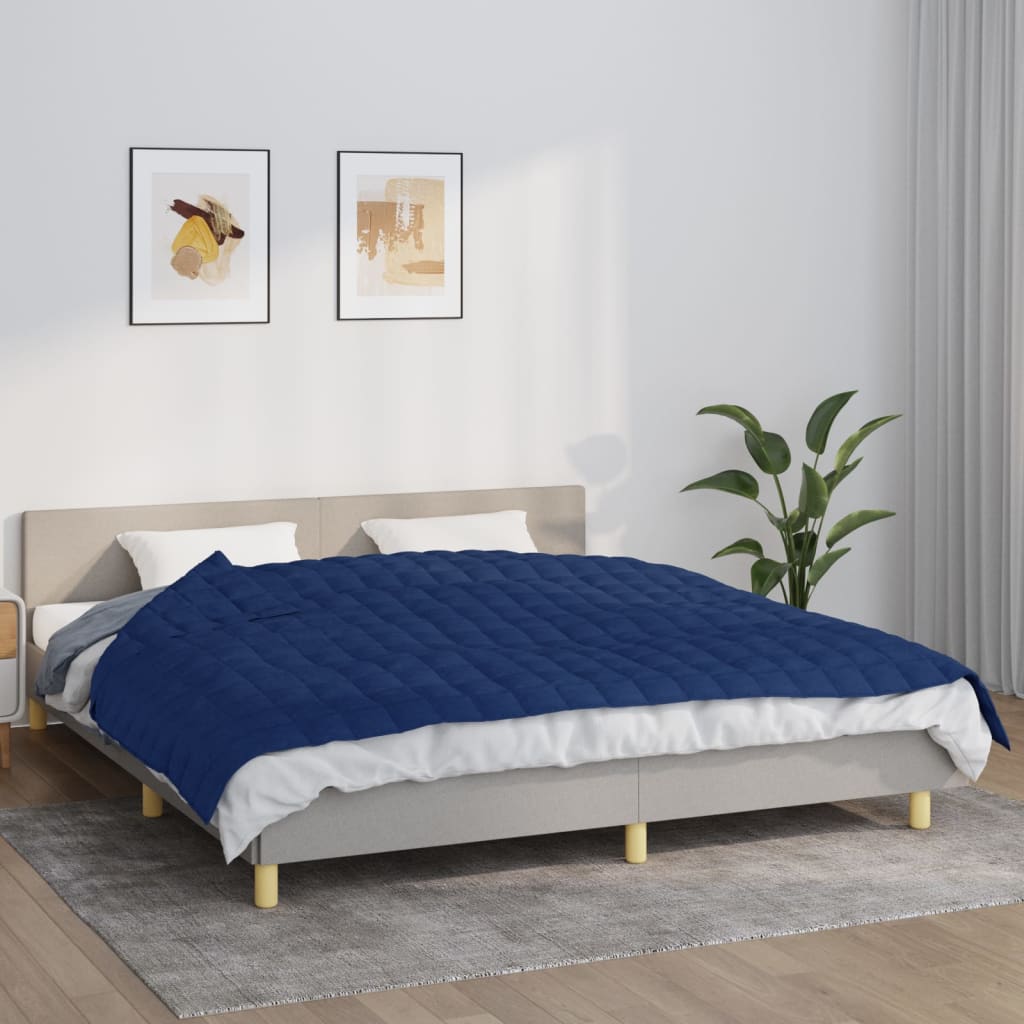 Gewichtsdecke Stoff Blau