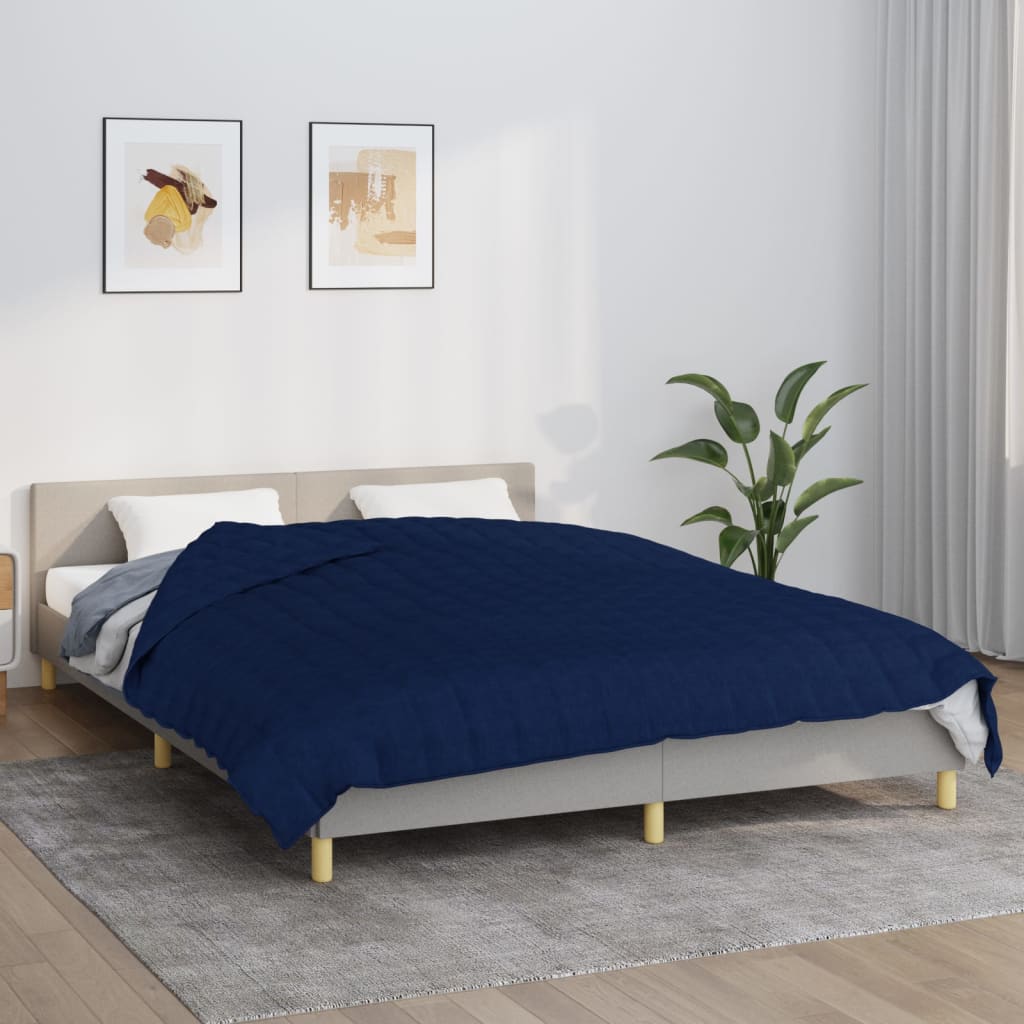 Gewichtsdecke Stoff Blau
