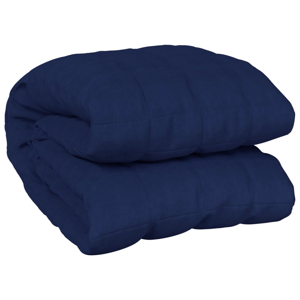 Gewichtsdecke Stoff Blau