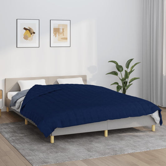 Gewichtsdecke Stoff Blau