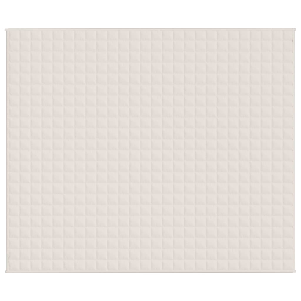 Gewichtsdecke Hell Stoff Creme