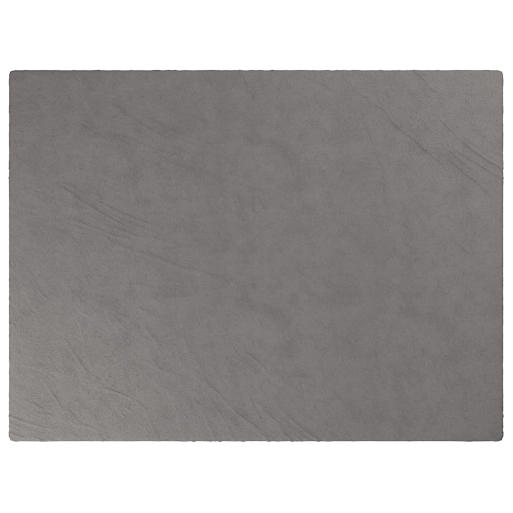 Gewichtsdecke Mit Bezug Stoff Grau
