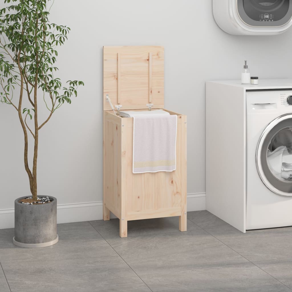 Wäschetruhe Massivholz Kiefer