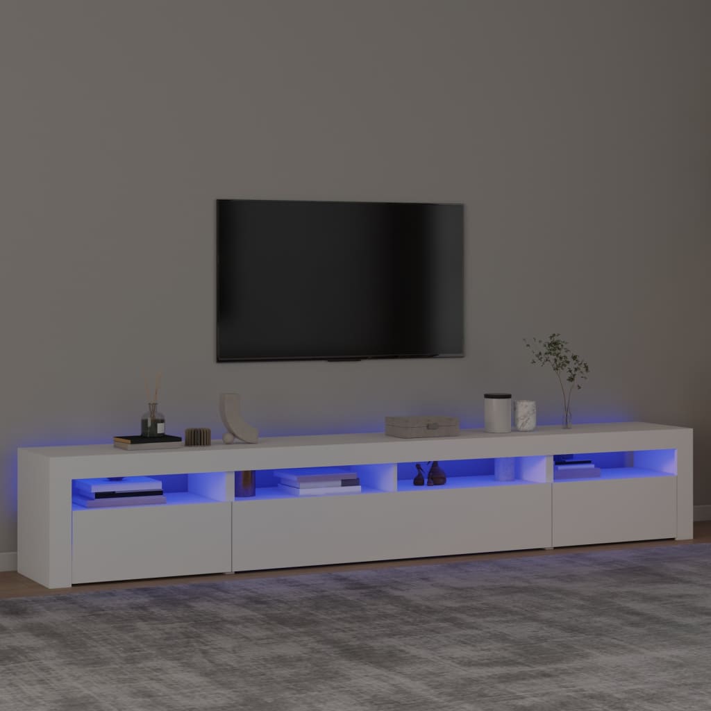 Tv-Schrank Mit Led-Leuchten 195X35X40 Cm