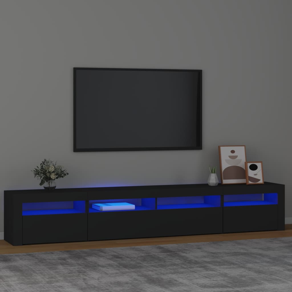 Tv-Schrank Mit Led-Leuchten 195X35X40 Cm