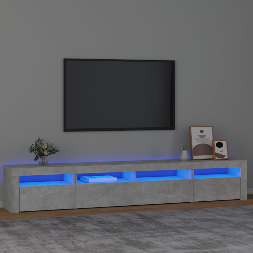 Tv-Schrank Mit Led-Leuchten 195X35X40 Cm