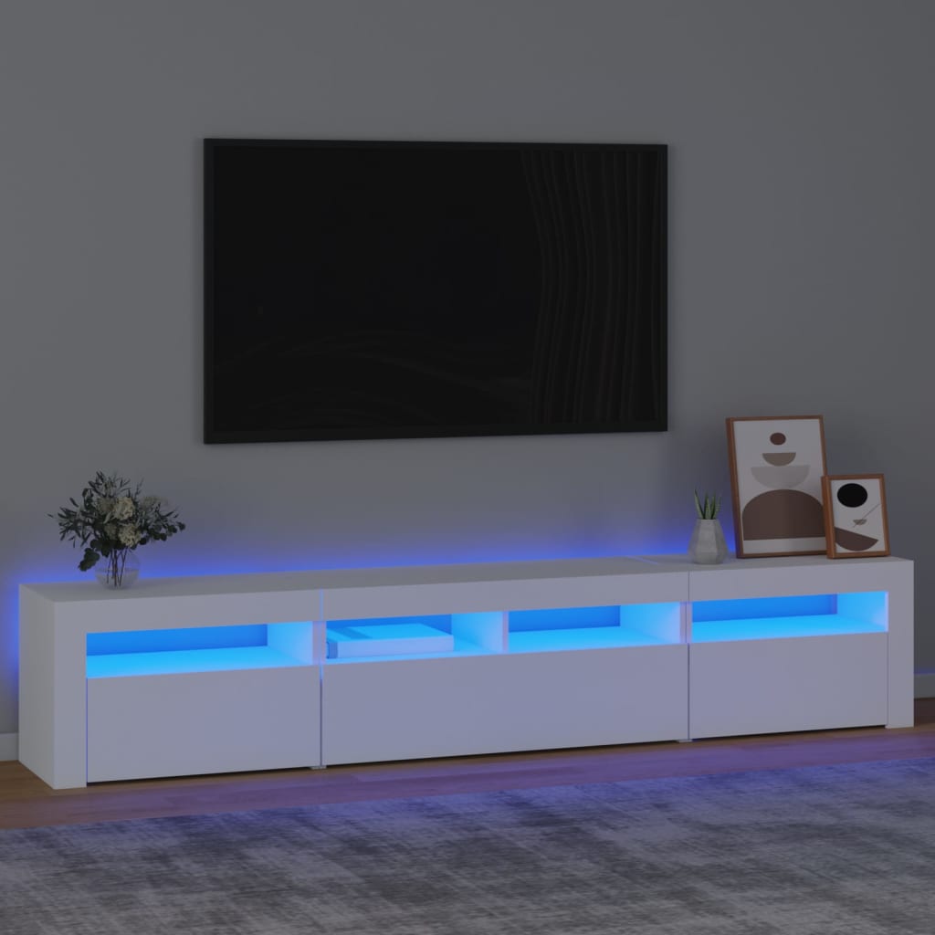 Tv-Schrank Mit Led-Leuchten 195X35X40 Cm
