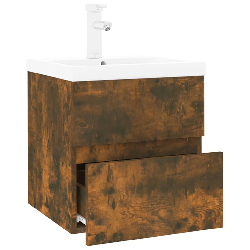 Waschbeckenschrank Mit Einbaubecken Holzwerkstoff