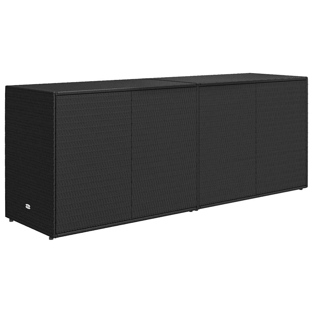 Gartenschrank 198 X 55,5 X 80 Cm Poly Rattan