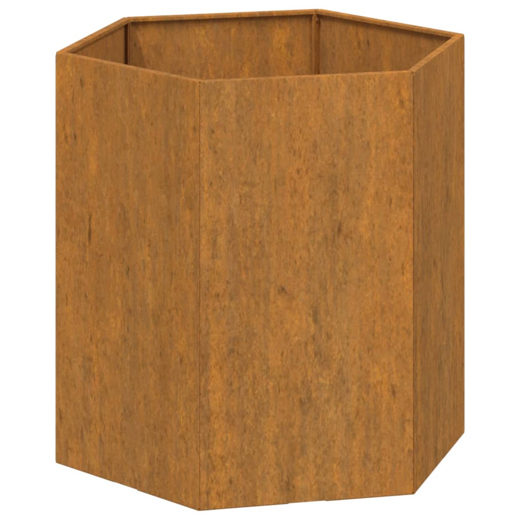 Pflanzkübel Rostig 40X40X45 Cm Cortenstahl