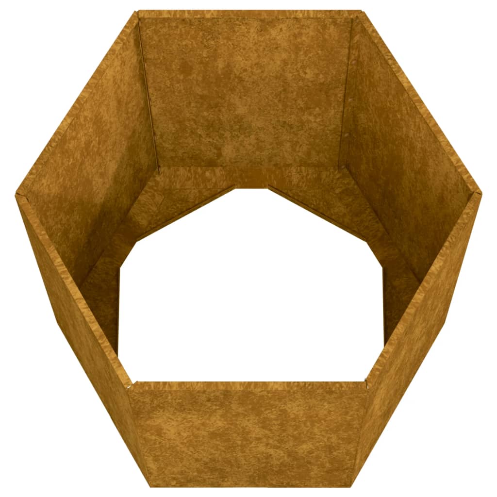 Pflanzkübel Rostig 40X40X45 Cm Cortenstahl