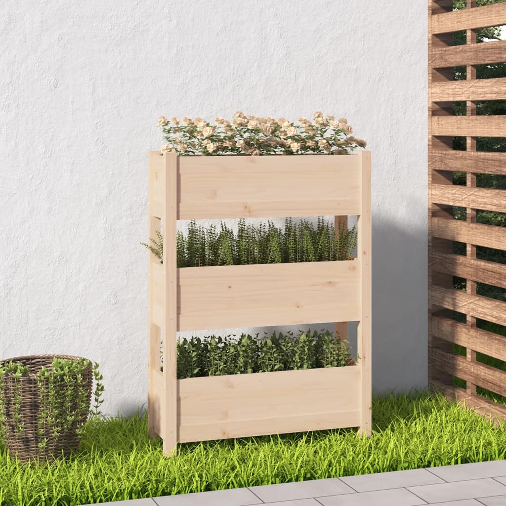 Pflanzkübel Massivholz Kiefer