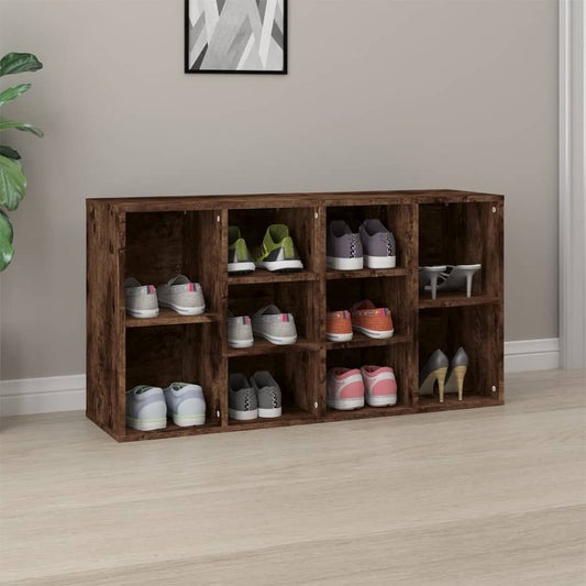 Schuhbank 103X30X55 Cm Holzwerkstoff Räuchereiche