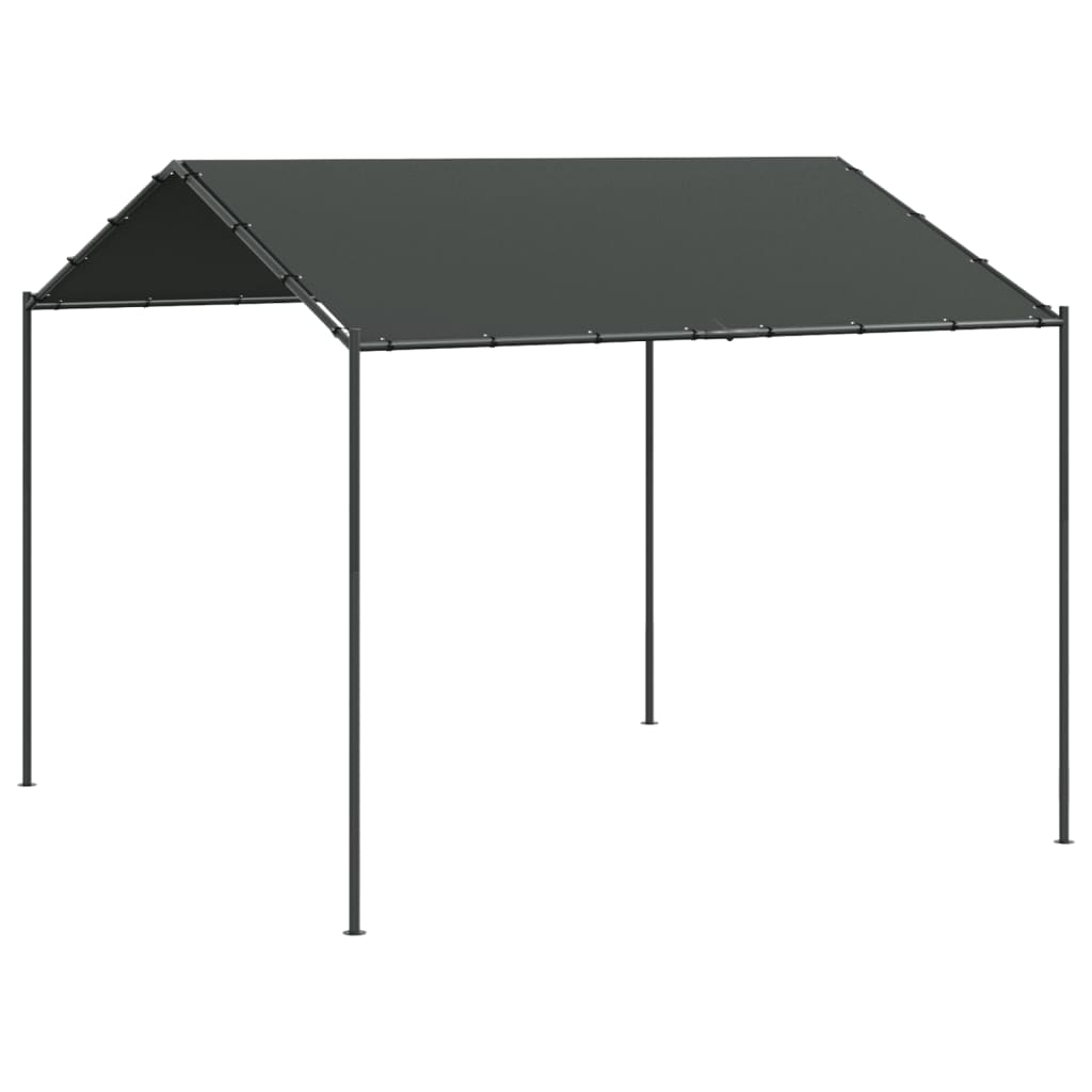 Gartenpavillon Anthrazit 4X4 M Stahl Und Stoff