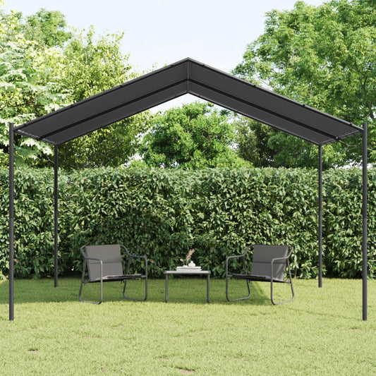 Gartenpavillon Anthrazit 4X4 M Stahl Und Stoff