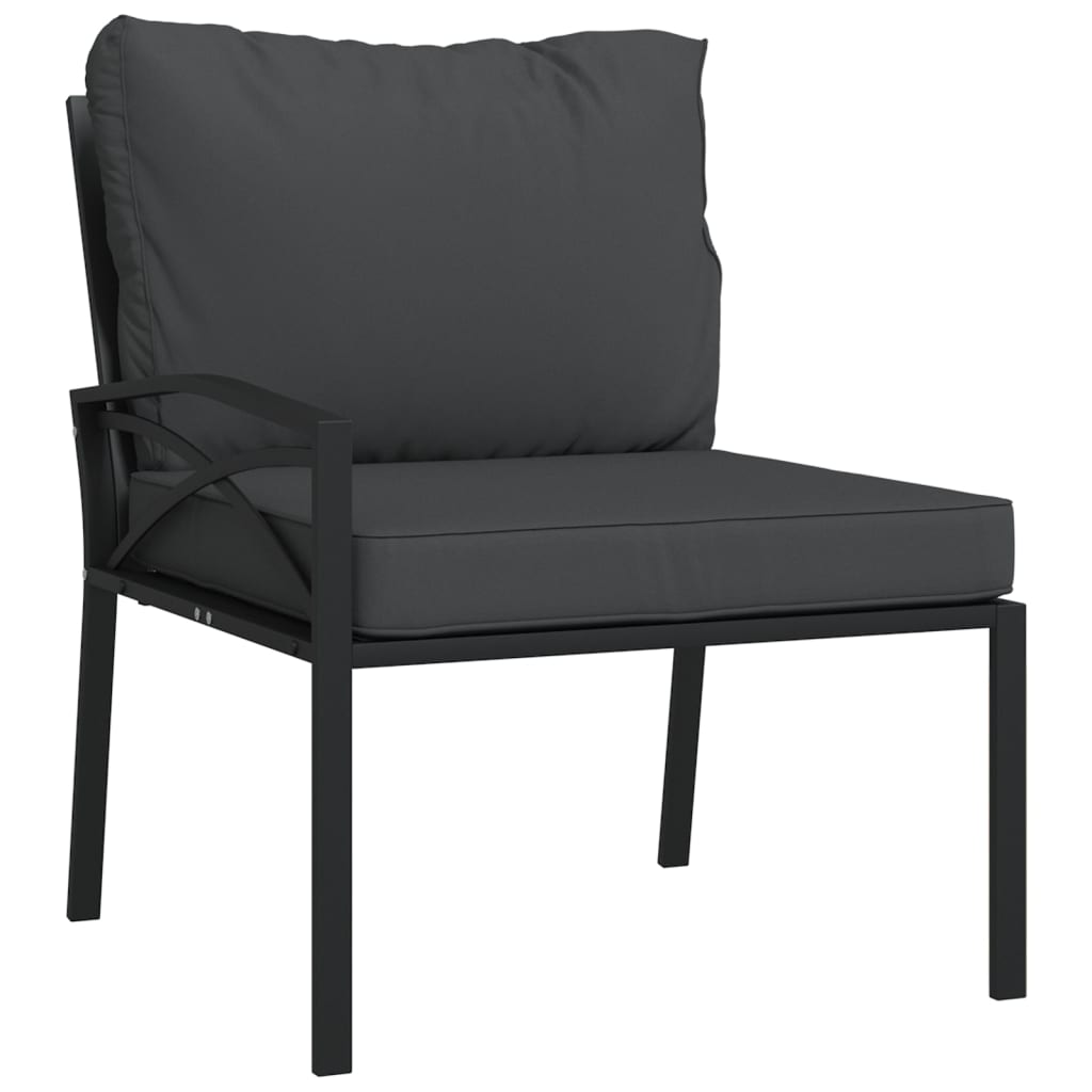 Gartenstühle Mit En Kissen 2 Stk. 62X75X79 Cm Stahl