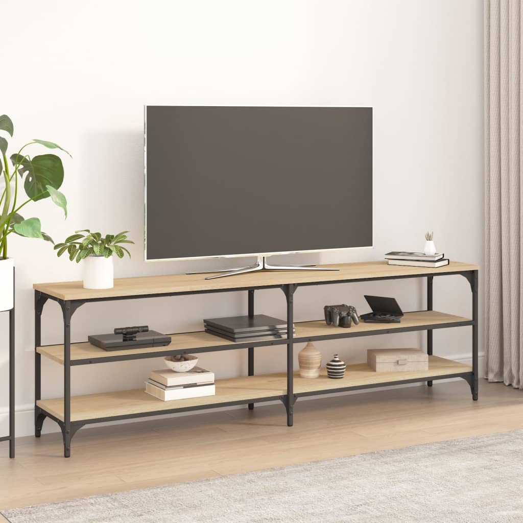 Tv-Schränk 160 X 30 X 50 Cm Verbundholz Und Eisen