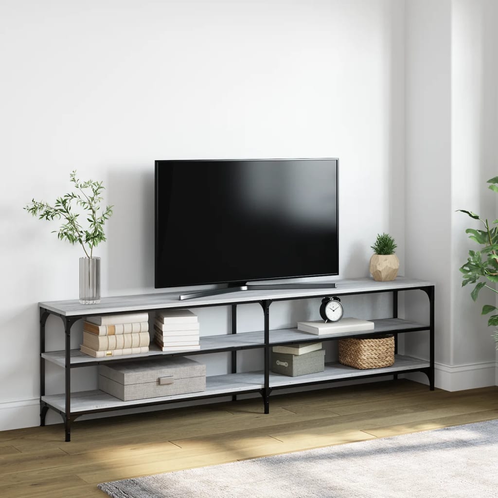 Tv-Schränk 160 X 30 X 50 Cm Verbundholz Und Eisen