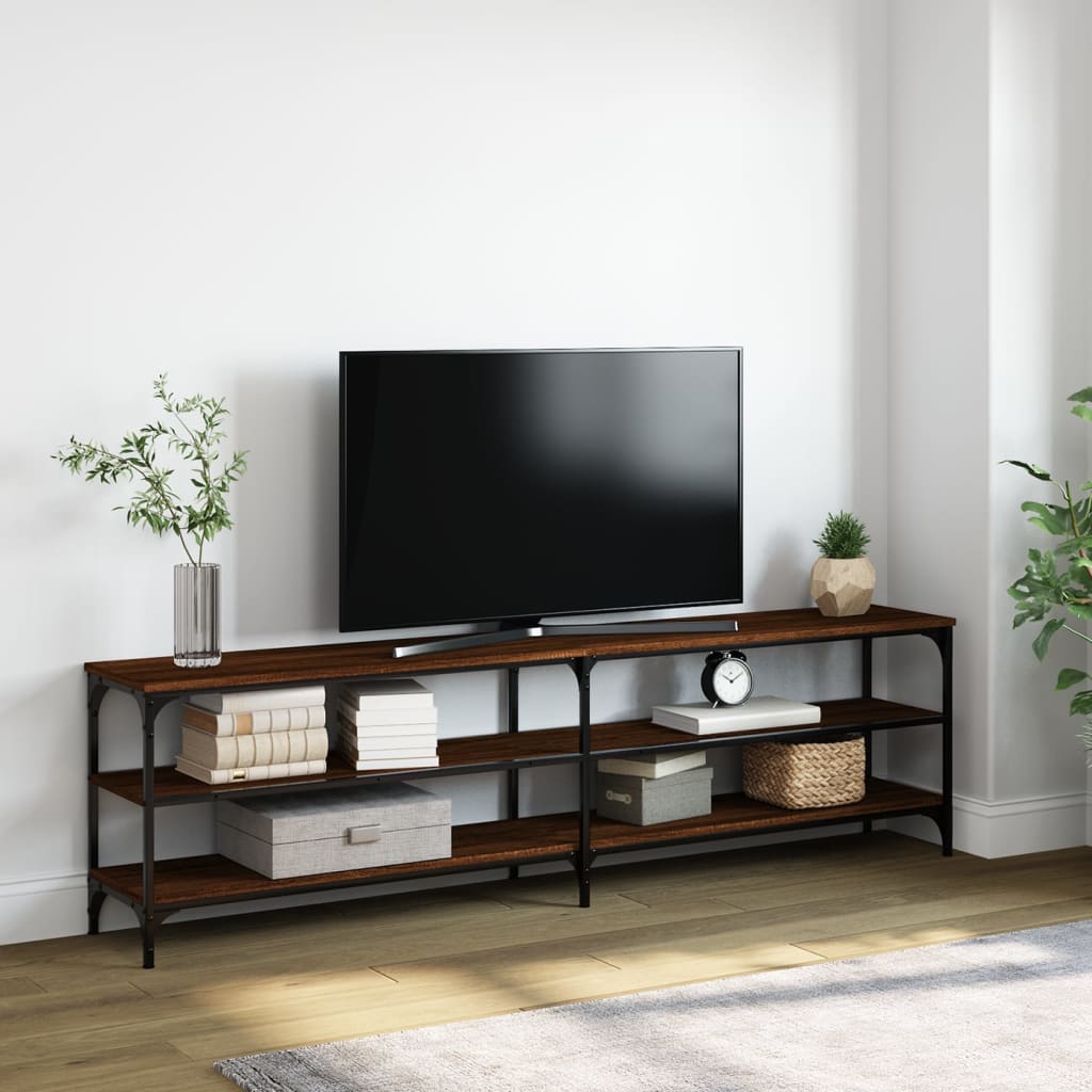 Tv-Schränk 160 X 30 X 50 Cm Verbundholz Und Eisen