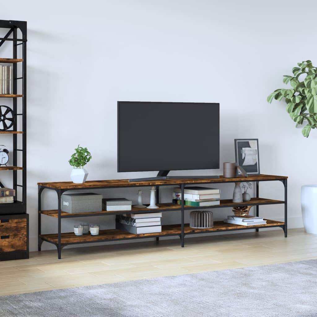 Tv-Schränk 160 X 30 X 50 Cm Verbundholz Und Eisen