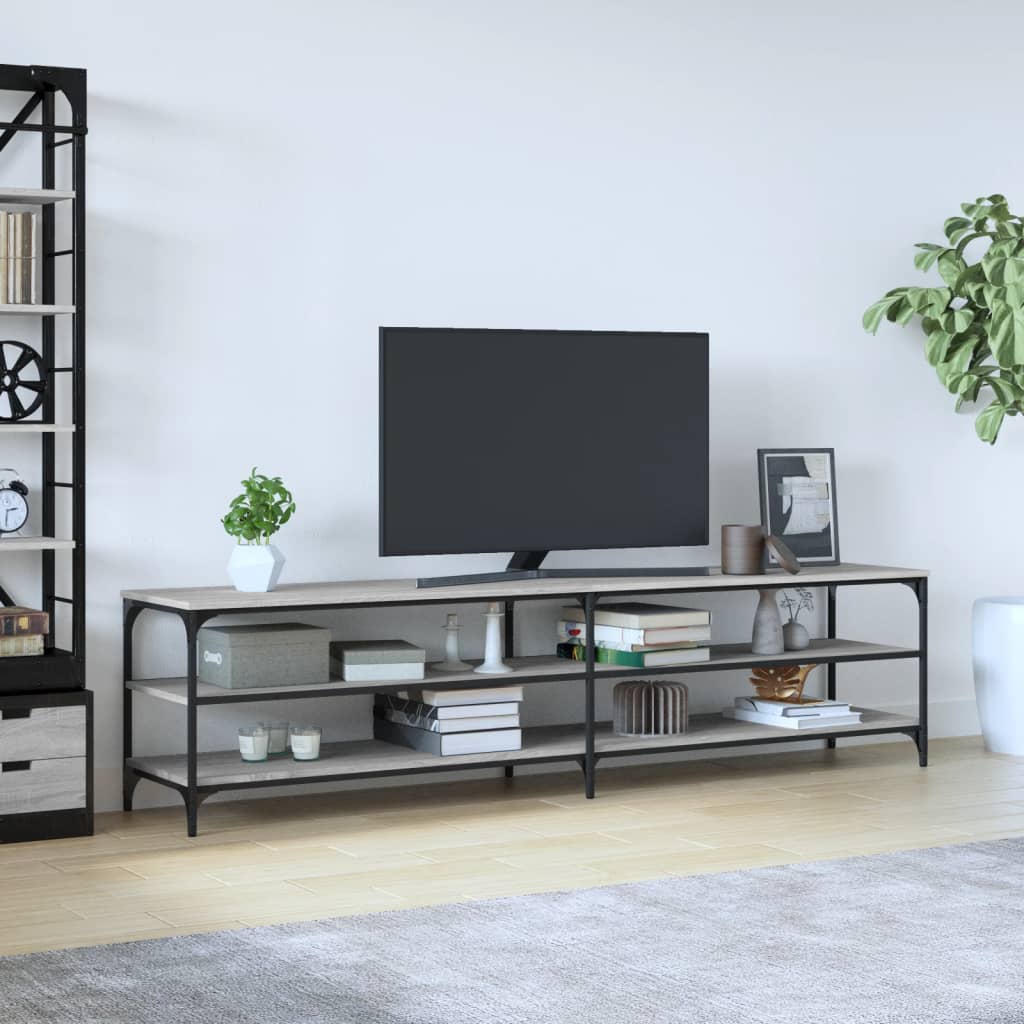 Tv-Schränk 160 X 30 X 50 Cm Verbundholz Und Eisen