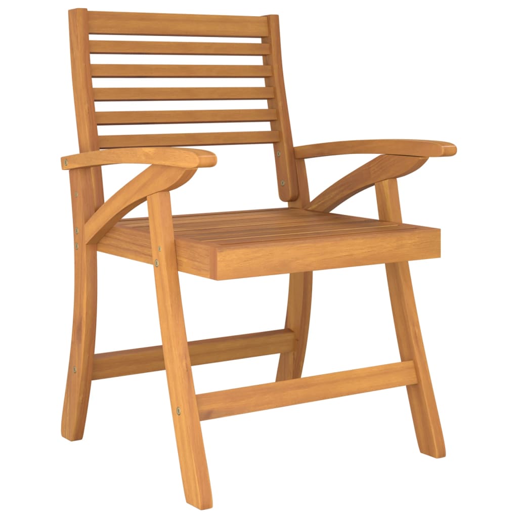 Gartenstühle 2 Stk. 58X58X87 Cm Massivholz Akazie