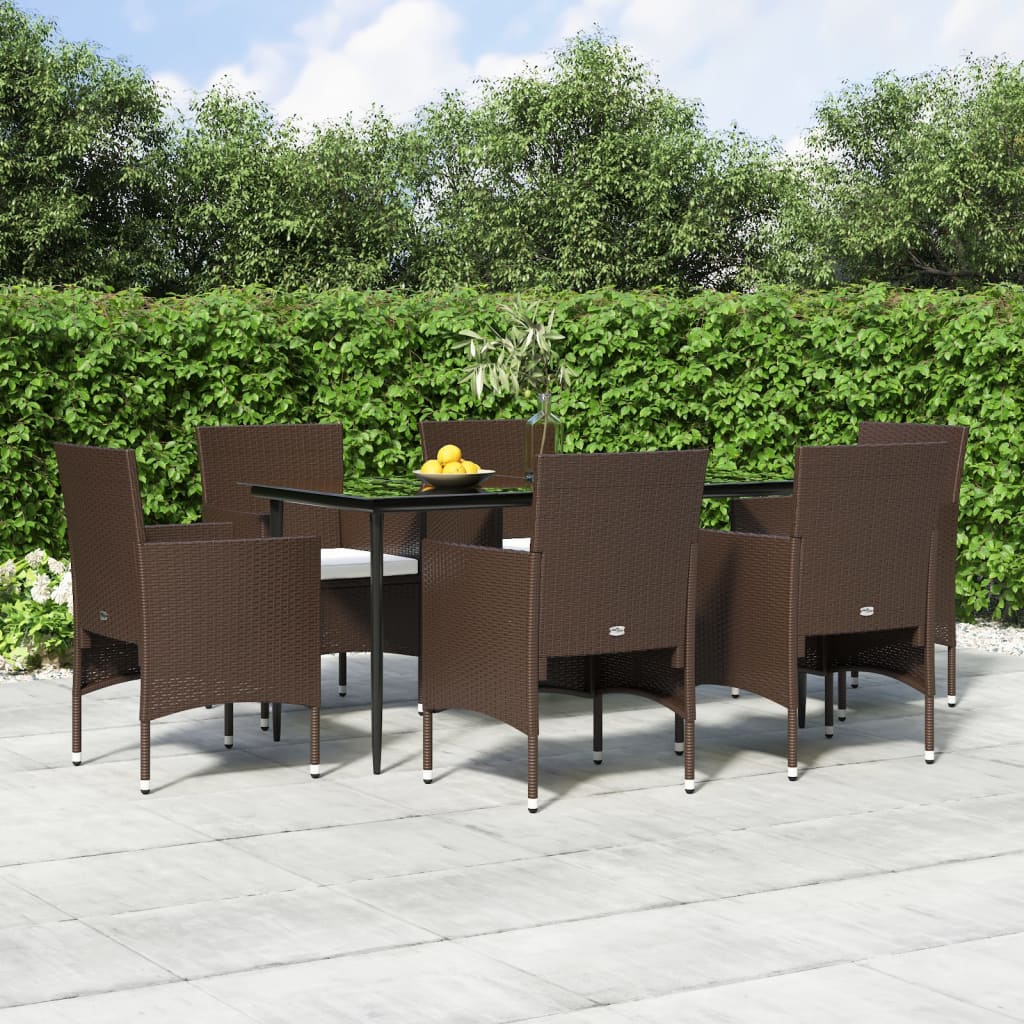 5-Tlg. Garten-Essgruppe Mit Kissen
