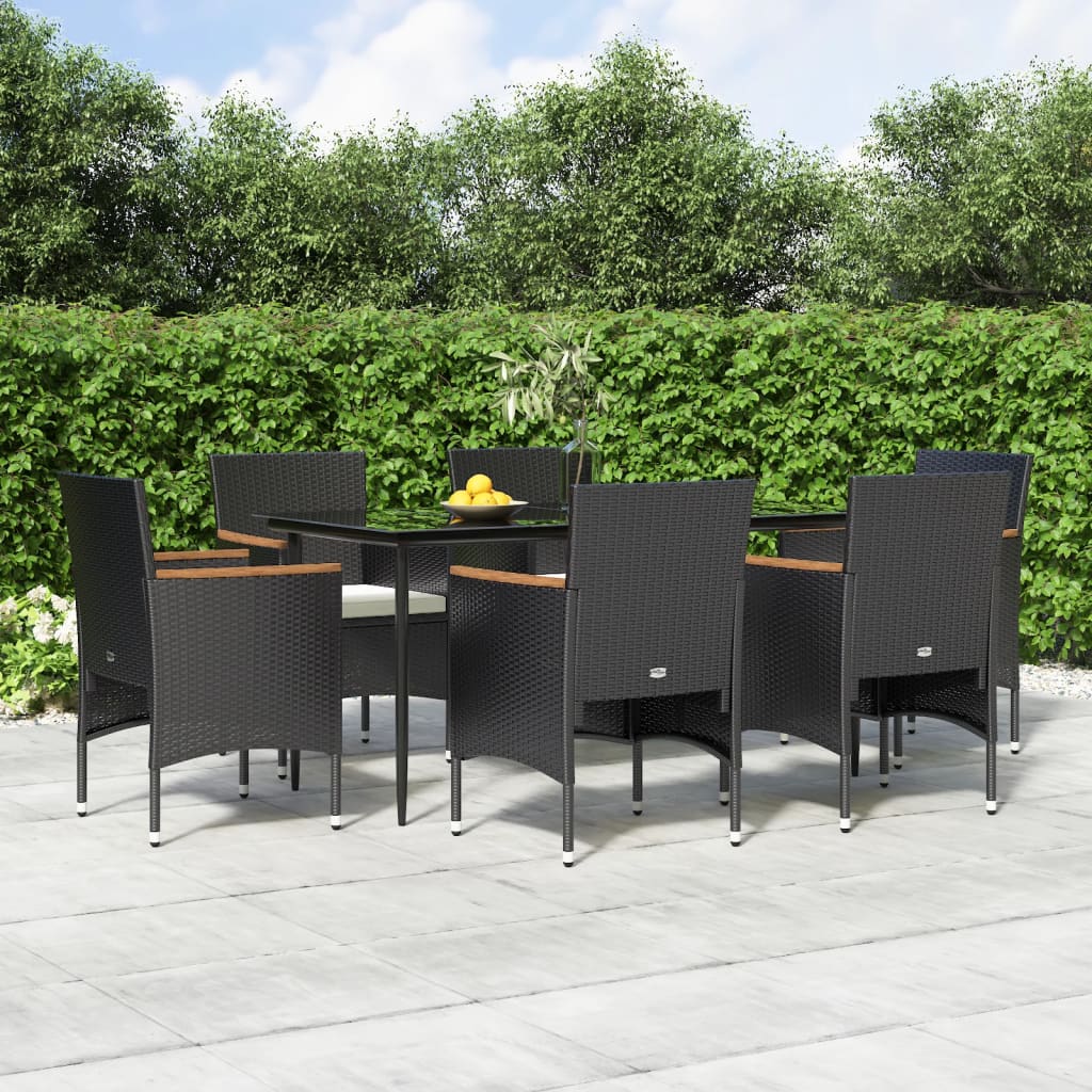 9-Tlg. Garten-Essgruppe Mit Kissen