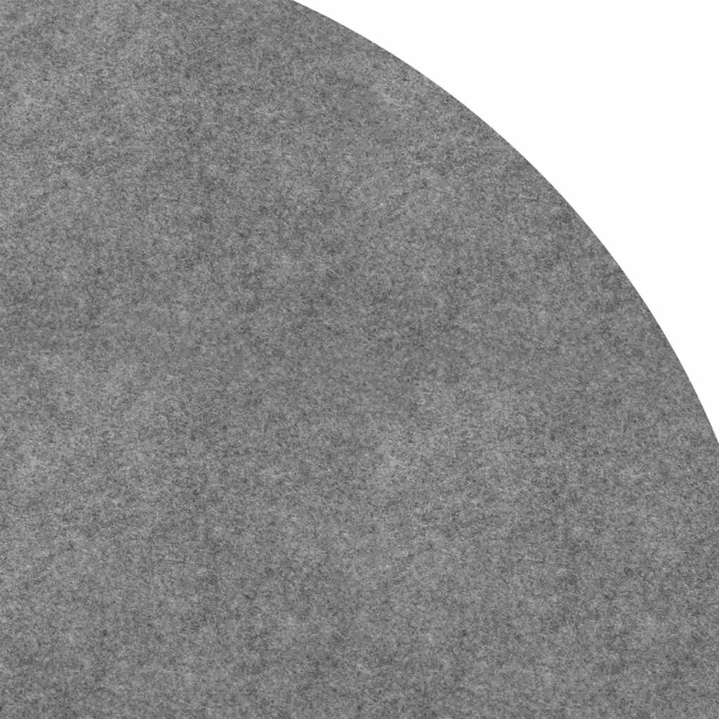 Pool-Bodentuch Ø306 Cm Polyester Geotextil Hellgrau