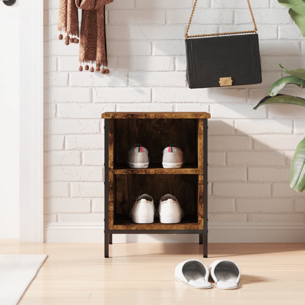 Schuhregal Holzwerkstoff Räuchereiche