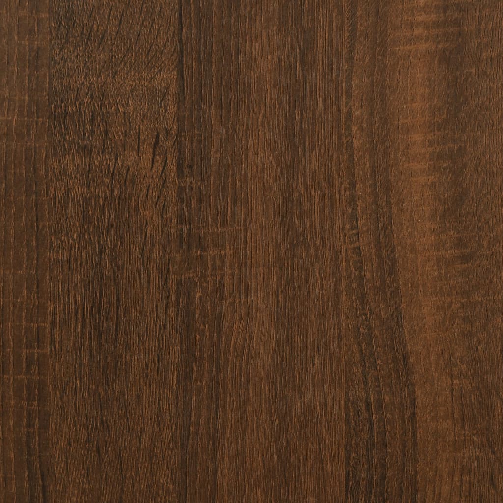 Schuhregal Braun Eichen-Optik Holzwerkstoff Braune Eiche
