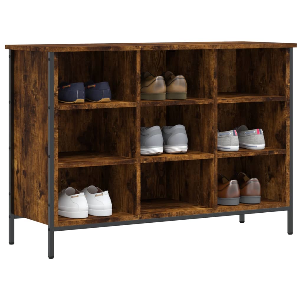 Schuhregal Holzwerkstoff Räuchereiche