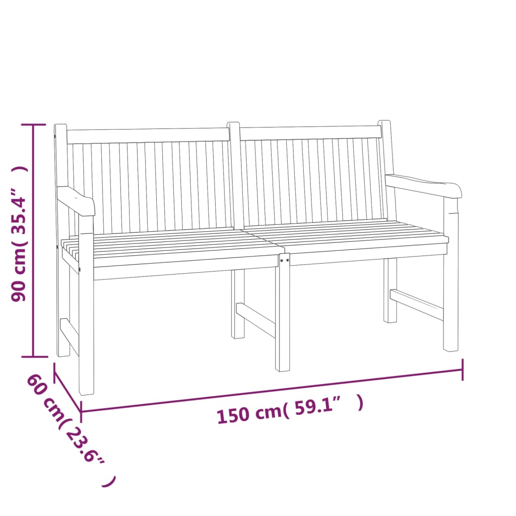 4-Tlg. Garten-Essgruppe Massivholz Teak