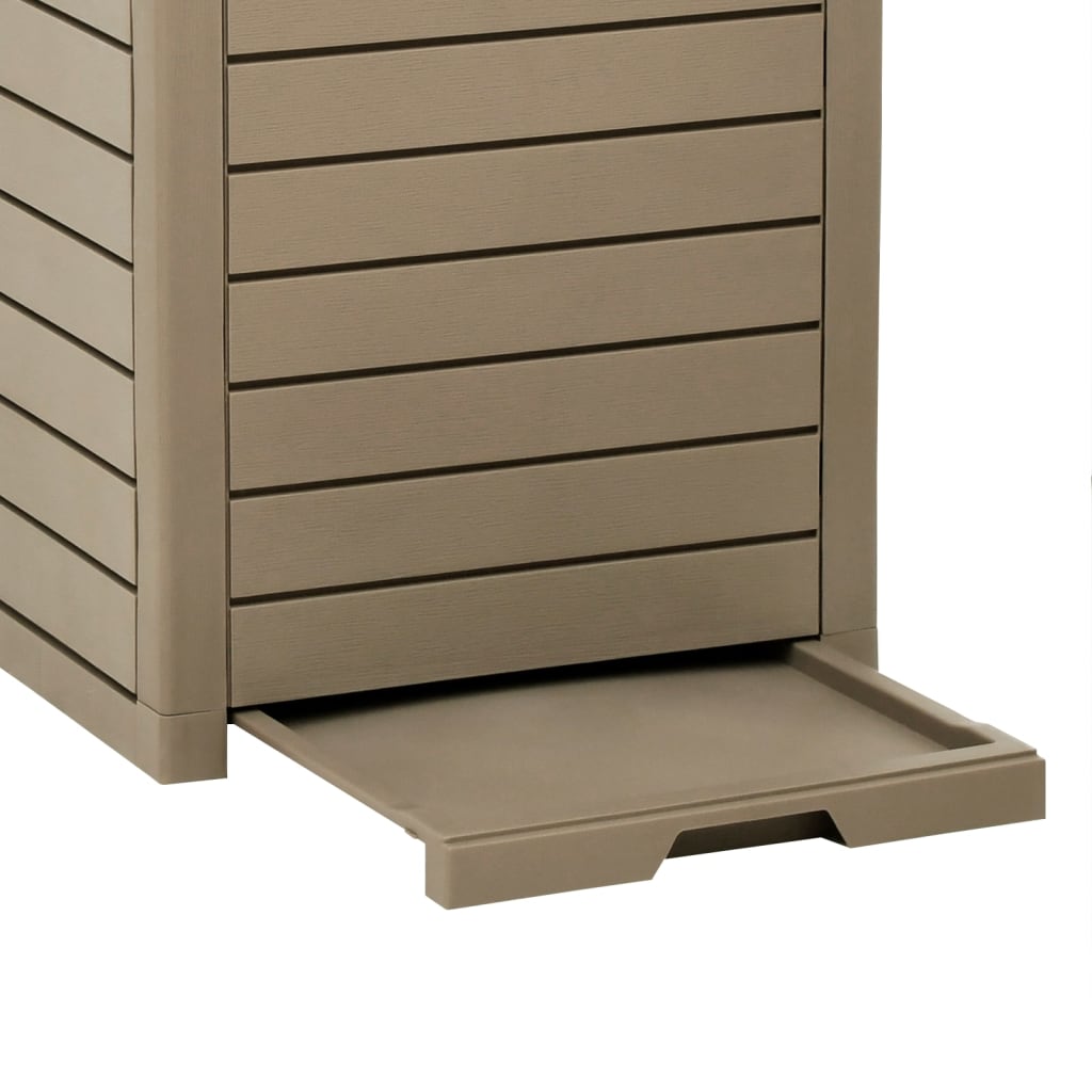 Outdoor-Mülltonne Hell 41X41X86 Cm Polypropylen