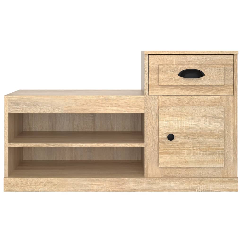 Schuhschrank Sonoma-Eiche 100X42X60 Cm Holzwerkstoff Sonoma Eiche
