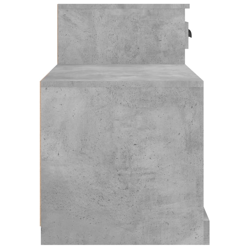Schuhschrank 100X42X60 Cm Holzwerkstoff Betongrau