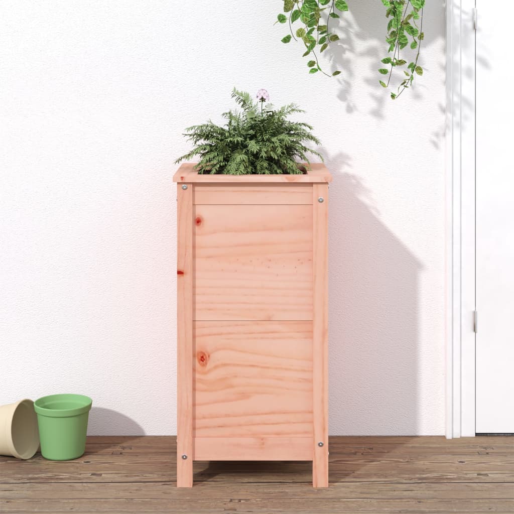 Hochbeet Weiß 119,5X40X78 Cm Massivholz Kiefer