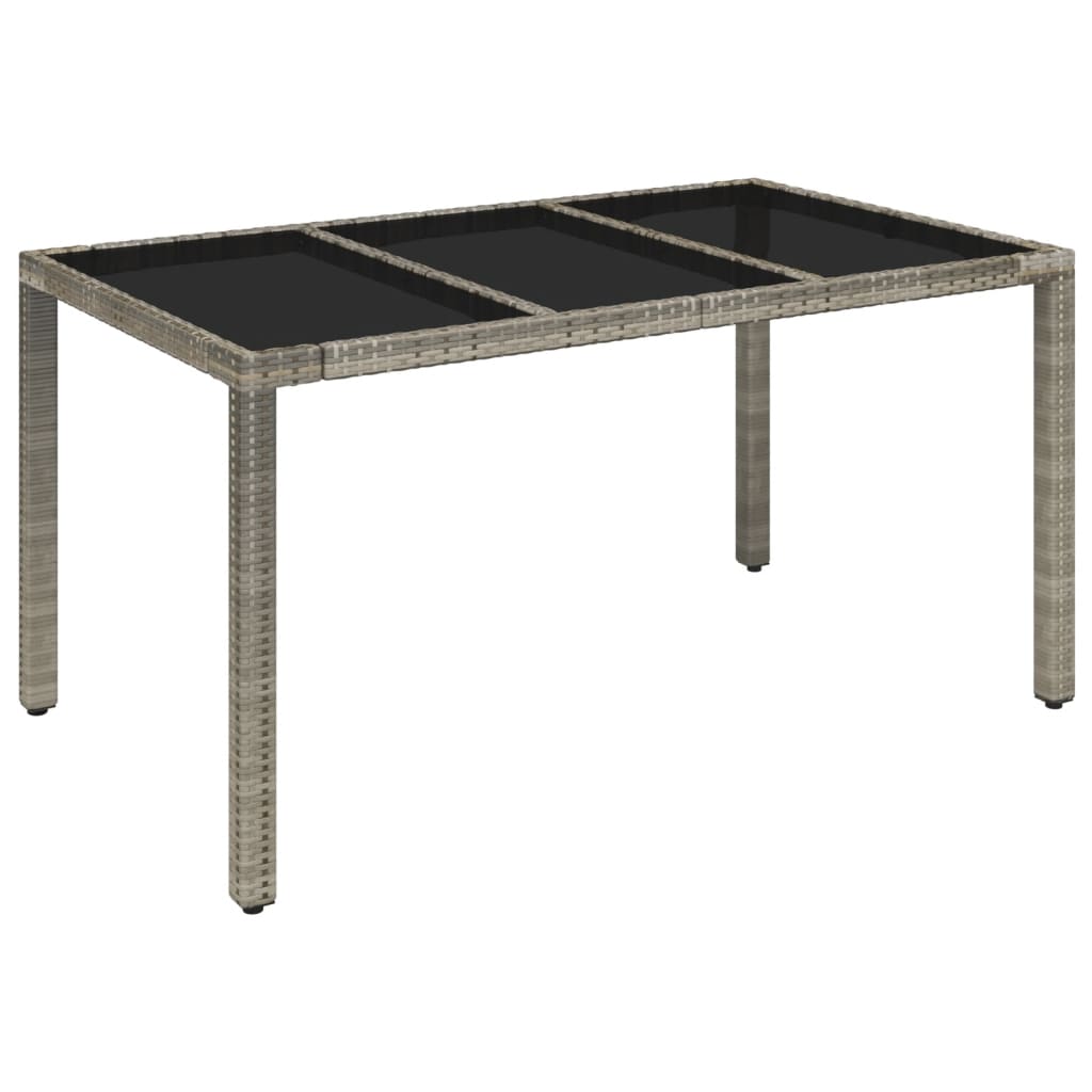 5-Tlg. Garten-Essgruppe Mit Kissen Poly Rattan