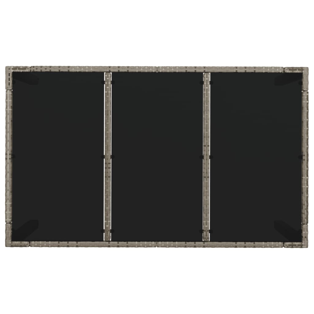 5-Tlg. Garten-Essgruppe Mit Kissen Poly Rattan