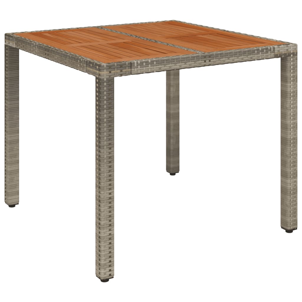 5-Tlg. Garten-Essgruppe Mit Kissen Poly Rattan