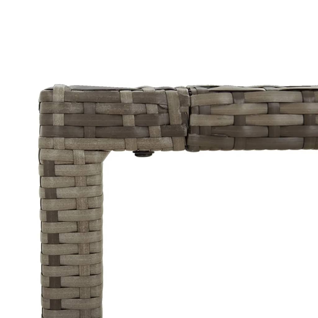 5-Tlg. Garten-Essgruppe Mit Kissen Poly Rattan