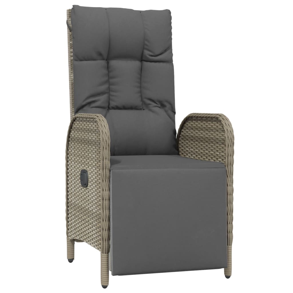 4-Tlg. Garten-Essgruppe Mit Kissen Poly Rattan