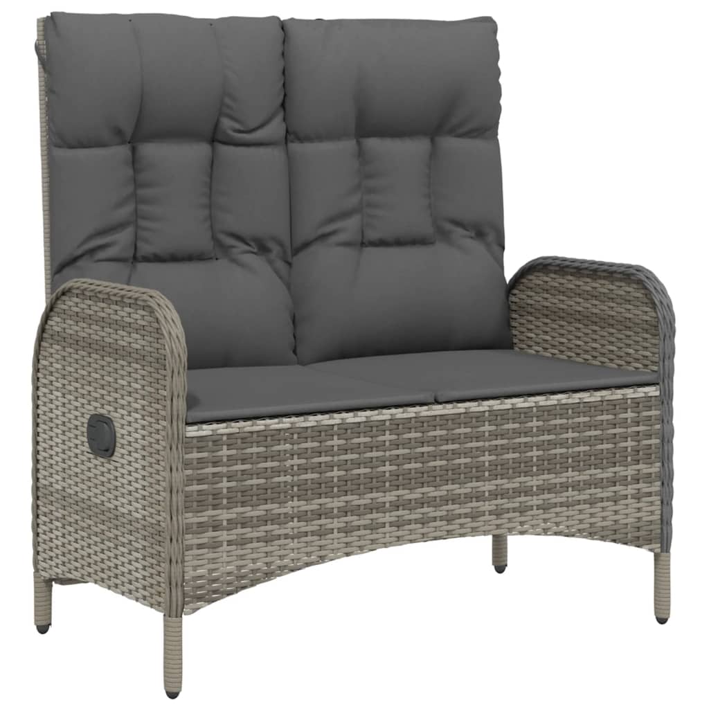 4-Tlg. Garten-Essgruppe Mit Kissen Poly Rattan