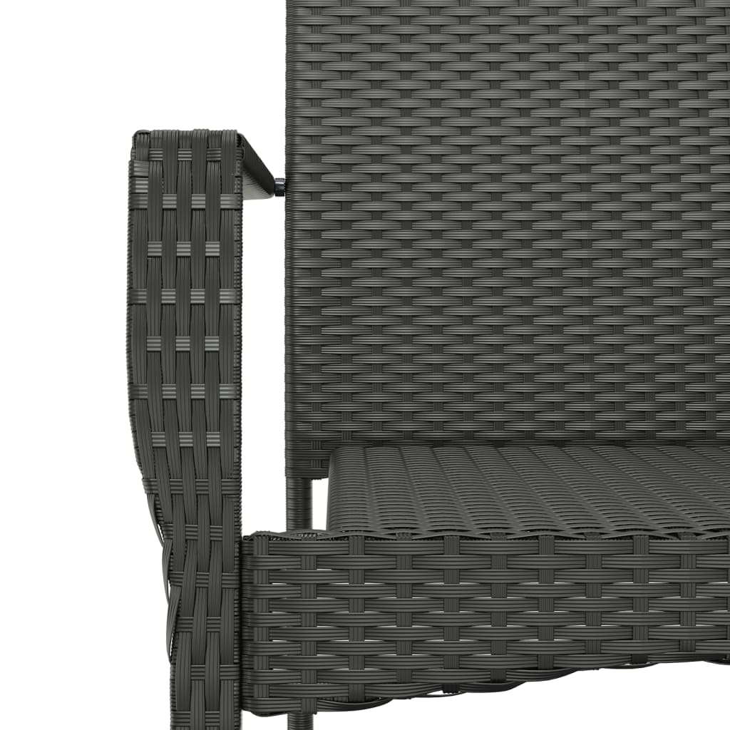 5-Tlg. Garten-Essgruppe Mit Kissen Poly Rattan