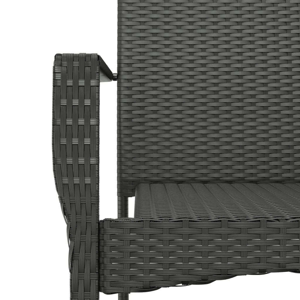 9-Tlg. Garten-Essgruppe Mit Kissen Poly Rattan