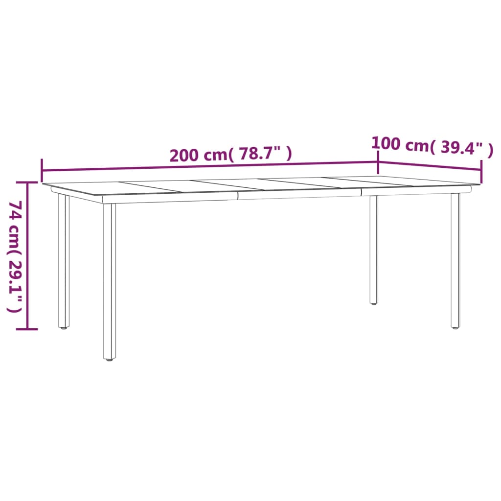 9-Tlg. Garten-Essgruppe Mit Kissen Poly Rattan